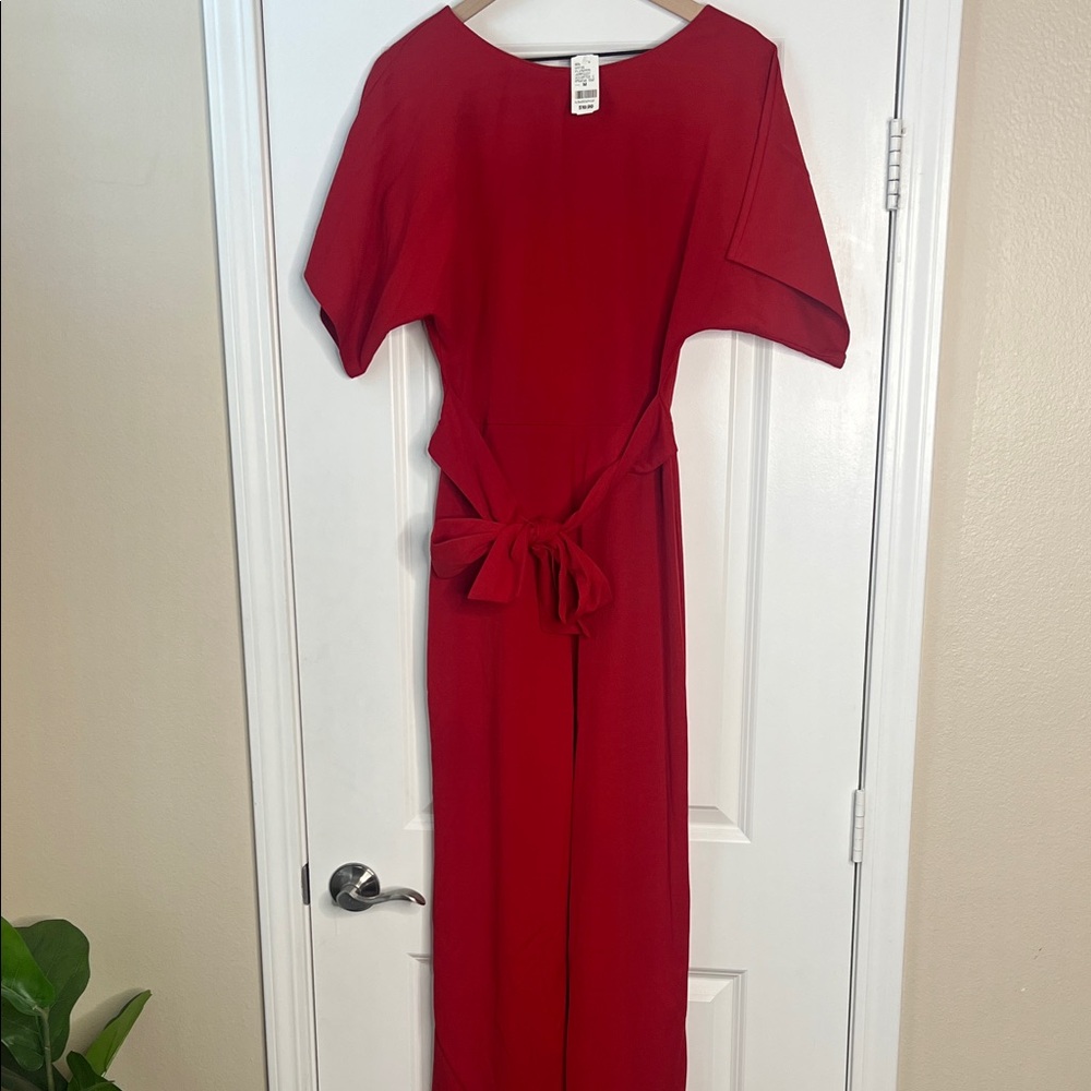 HYFVE Asymmetrical Red Dress